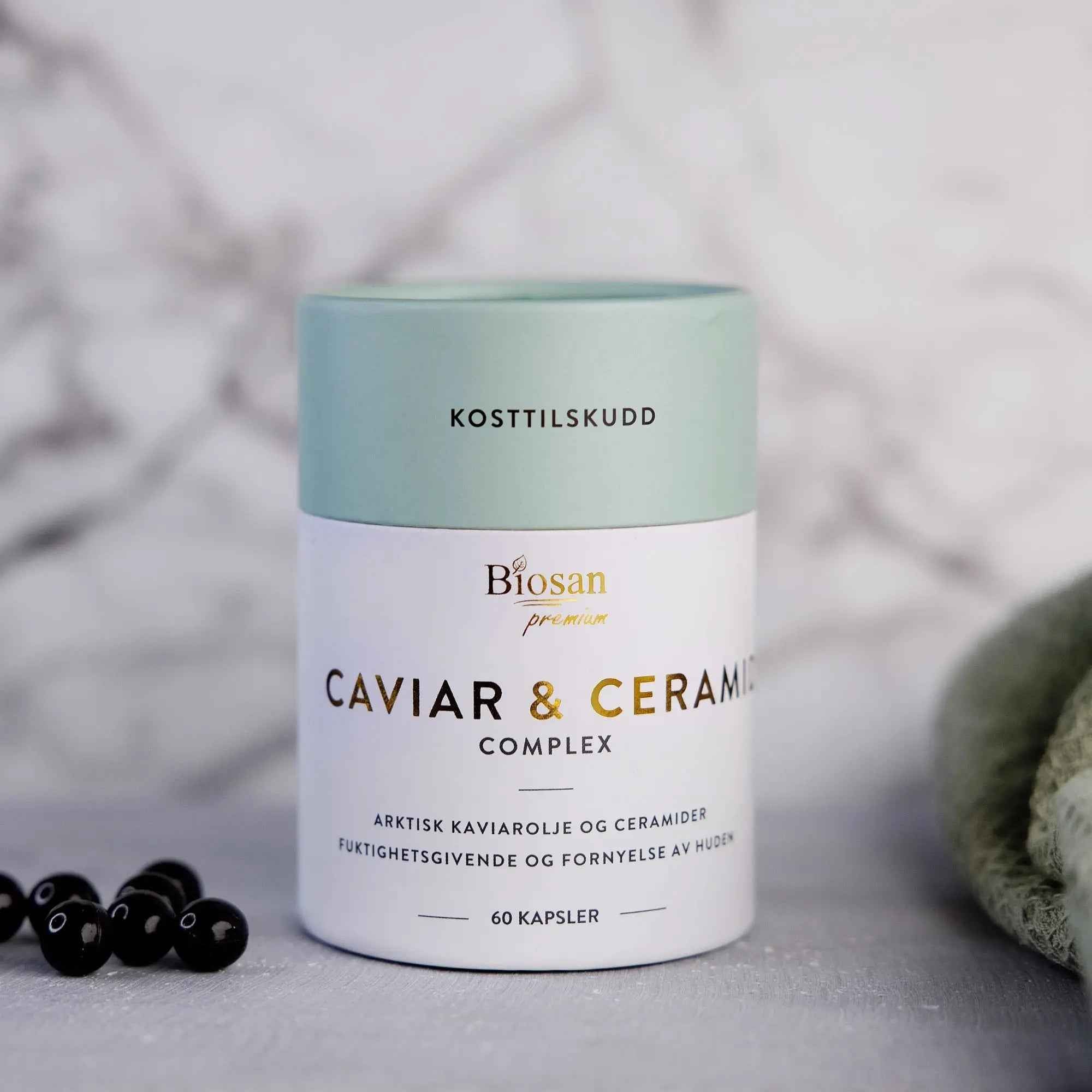 „Caviar & Ceramid Complex“ ikrų ir keramidų kompleksas odos grožiui ir jaunystei