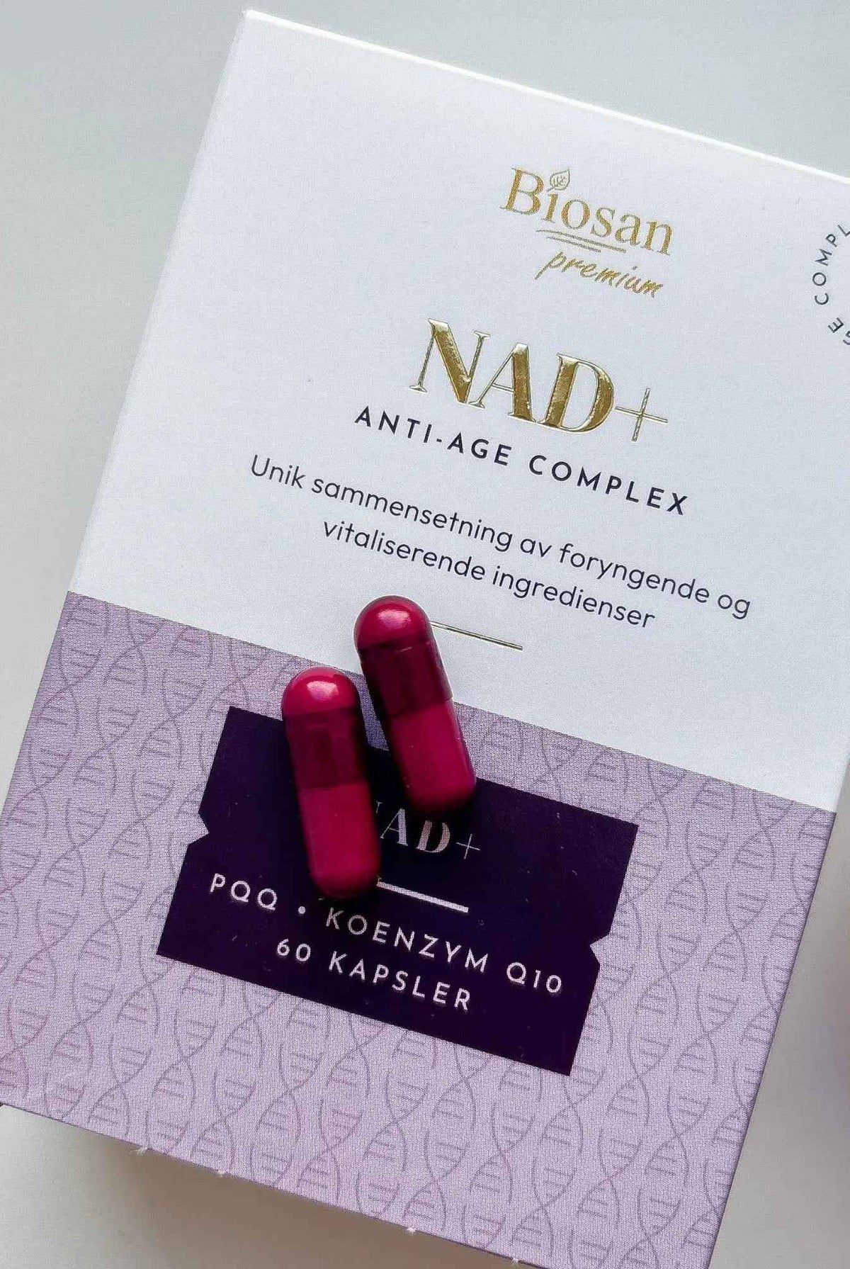 NAD+ Anti-Age kompleksas energijai | NR (Nikotinamido ribozidas)