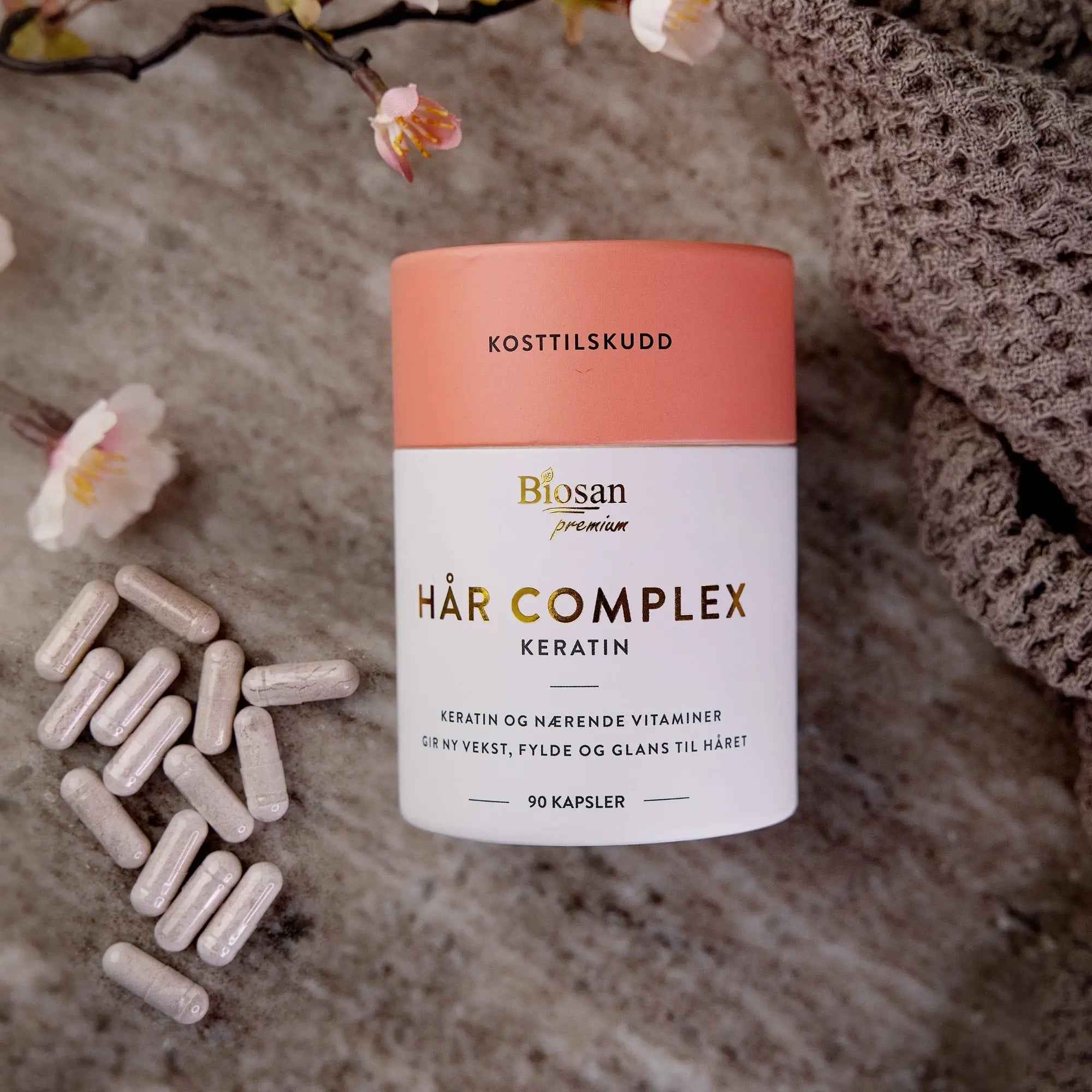 Vitaminai plaukams, odai ir nagams (Hair Complex) | Nordteka