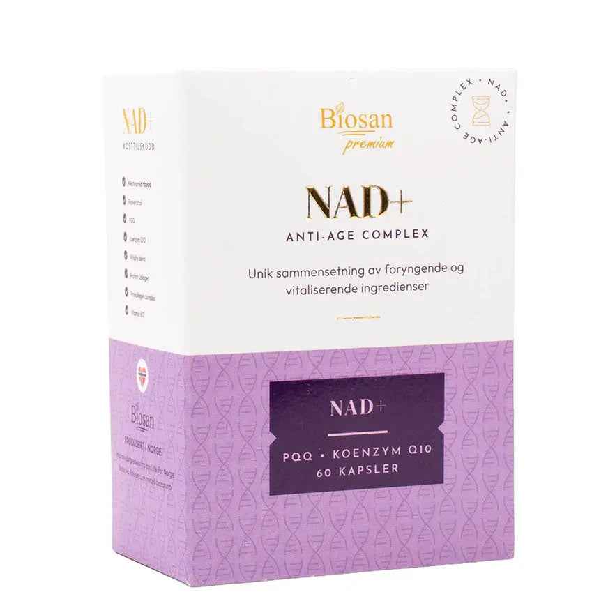 NAD+ Anti-Age kompleksas energijai | NR (Nikotinamido ribozidas)