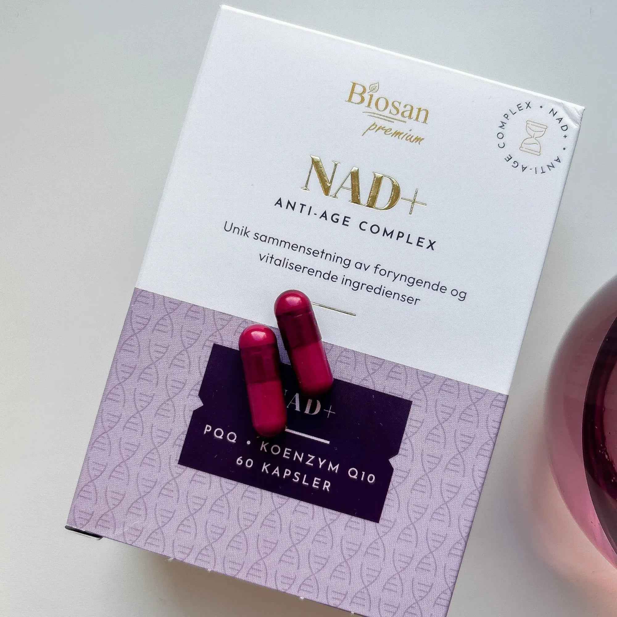 NAD+ Anti-Age kompleksas energijai | NR (Nikotinamido ribozidas)